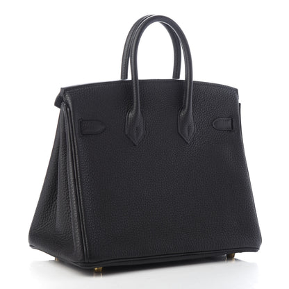 Hermes Togo Birkin 25 Black 3 of 11