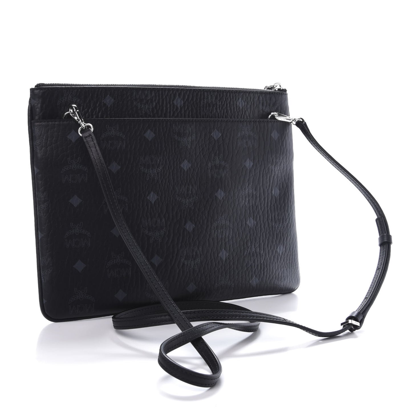 Visetos Medium Crossbody Pouch Black