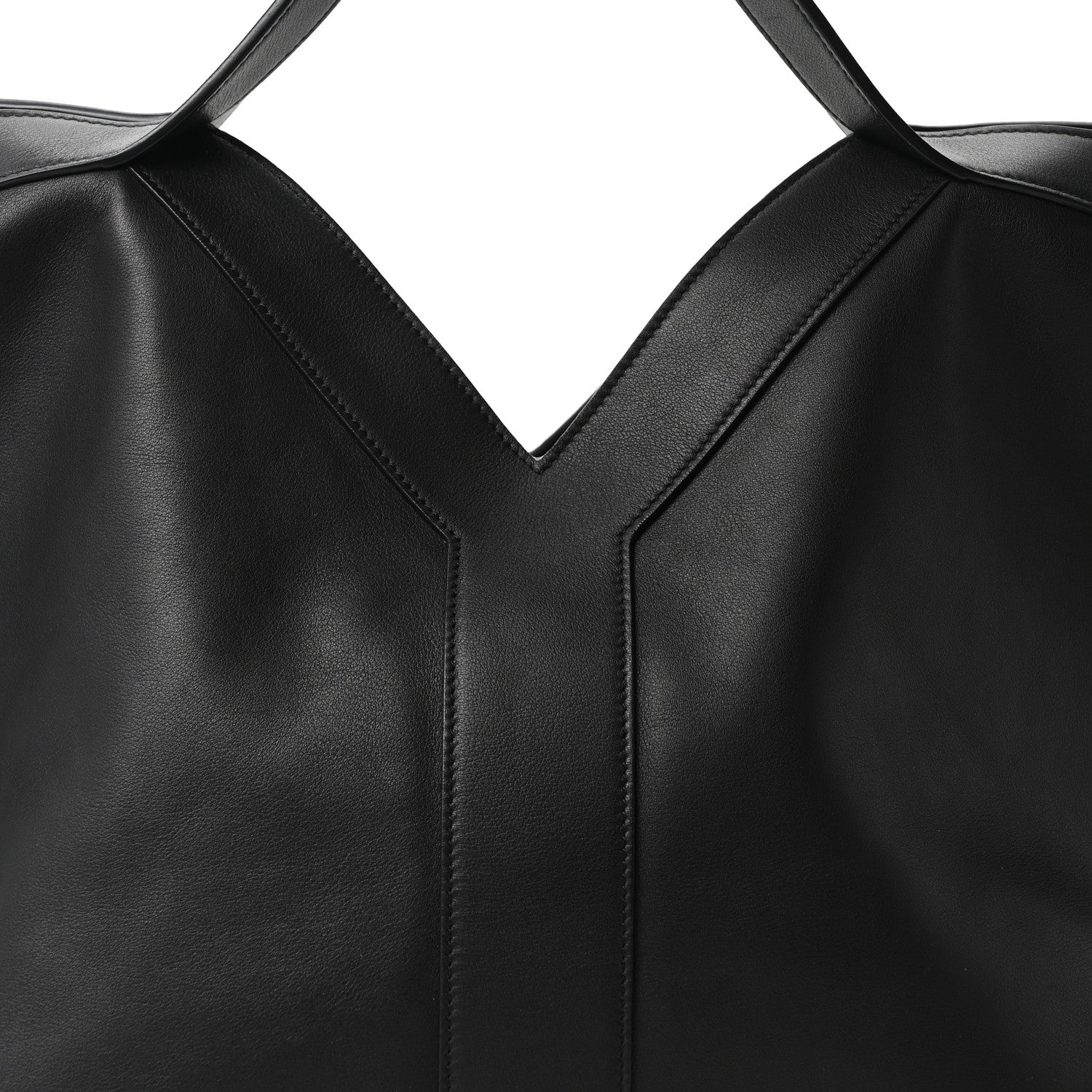 Saint Laurent Calfskin Y Tote Black 8 of 10