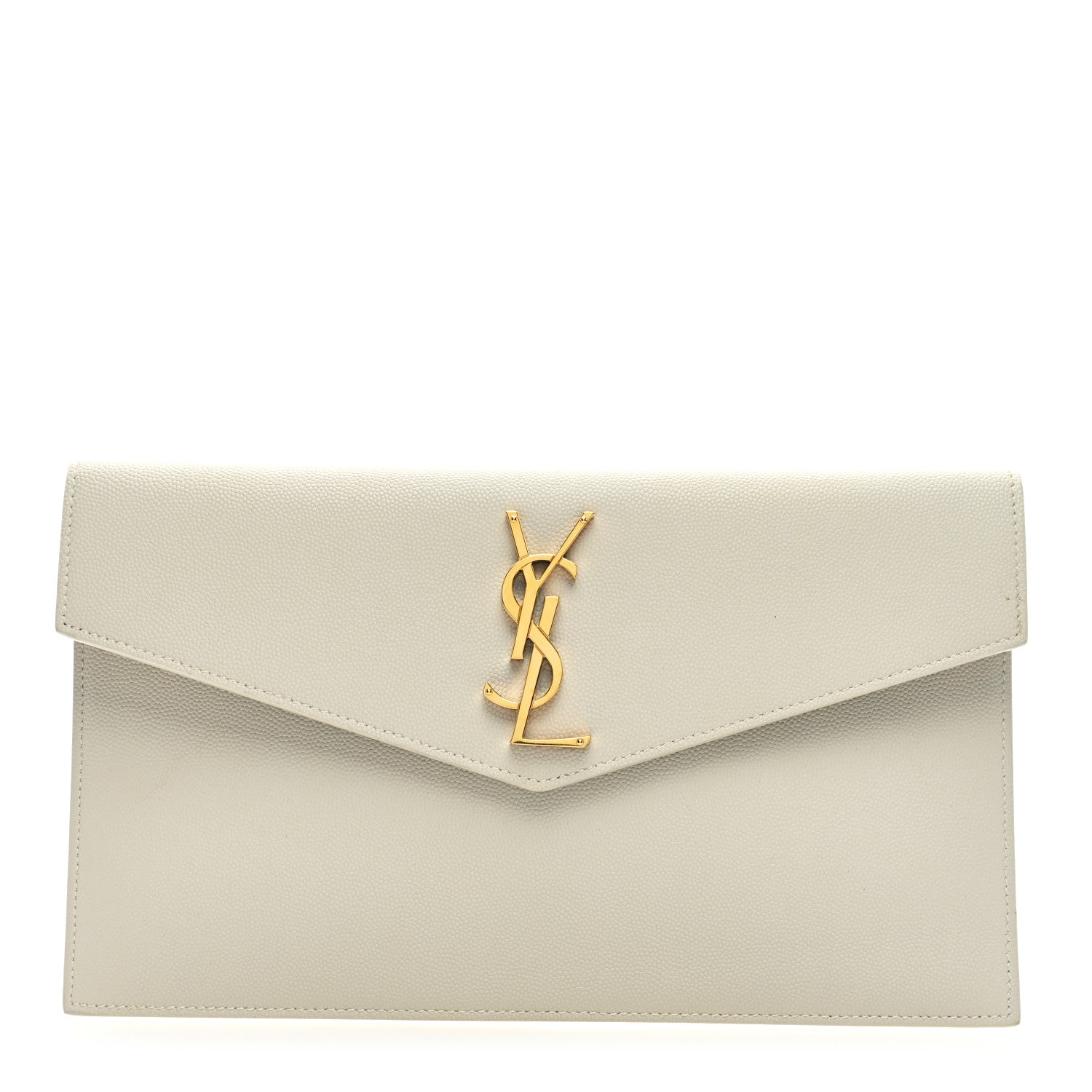 Saint Laurent Grain De Poudre Uptown Pouch Crema Soft 1 of 6
