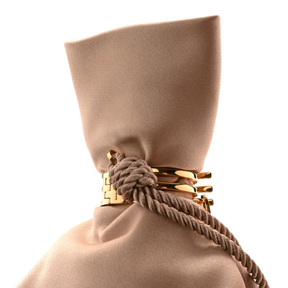 Saint Laurent Satin Evening Pouch Nude Baby Nude 11 of 11