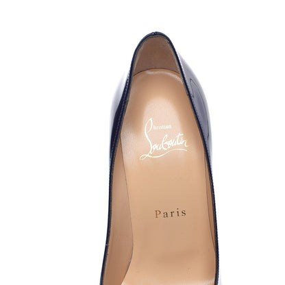 Christian Louboutin Patent So Kate 100 Pumps 36.5 China Blue 7 of 7
