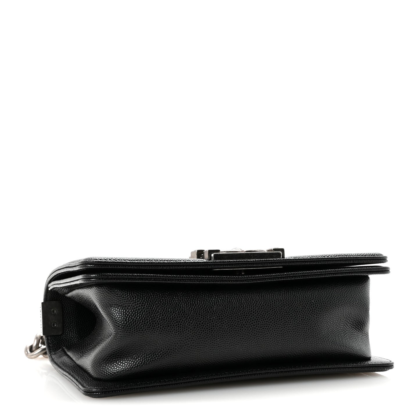 Caviar Quilted Small Boy Flap Black