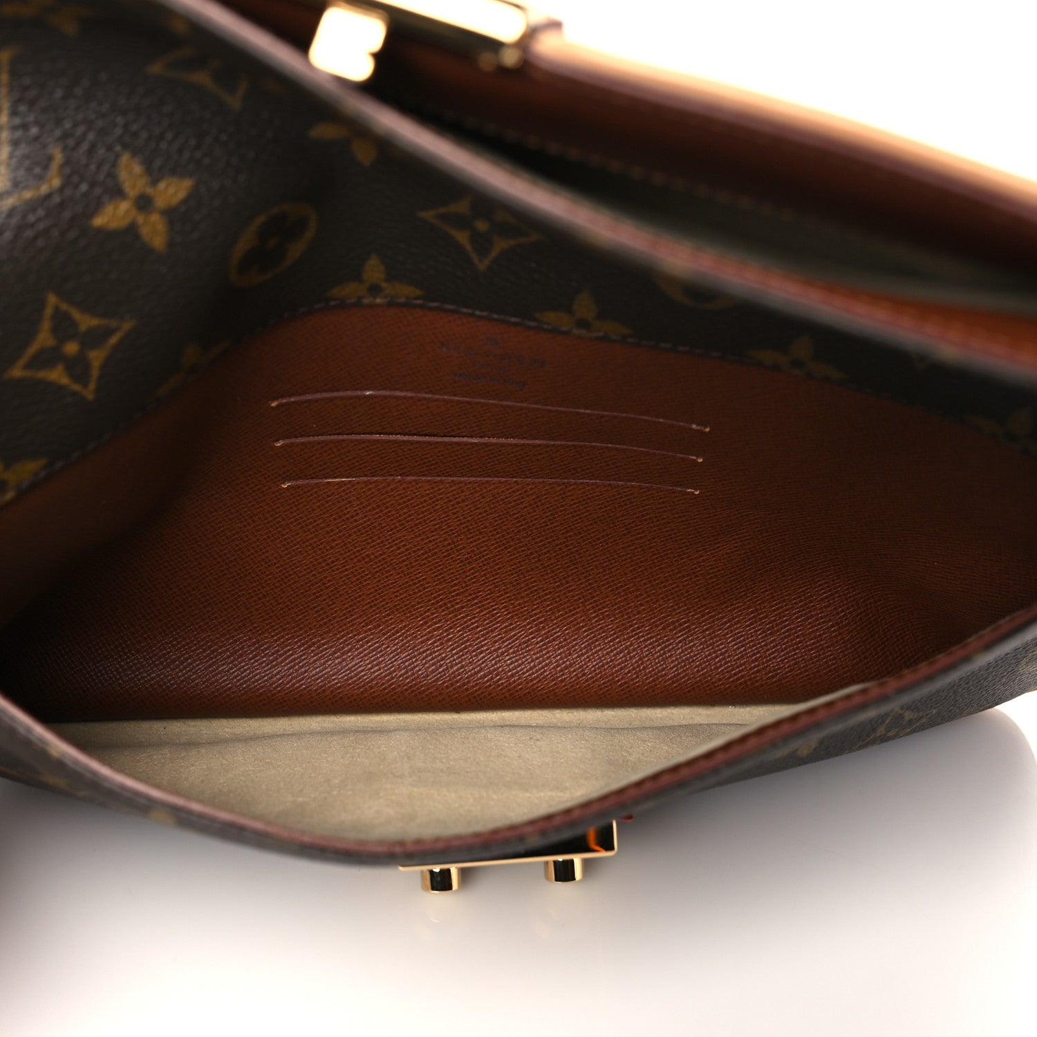 Louis Vuitton Monogram Slim Clutch Sofia Coppola 5 of 11