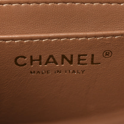Chanel Lambskin Quilted Mini Rectangular Flap Brown 11 of 20