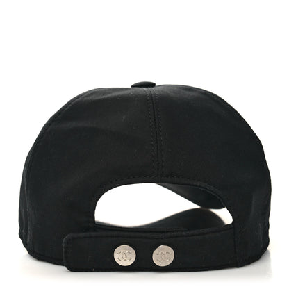 Chanel Cotton CC Cap Hat Black 5 of 9