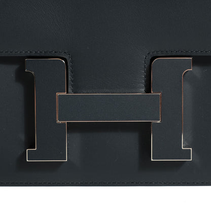Hermes Veau Sombrero Constance Cartable 29 Bleu Obscur 11 of 16