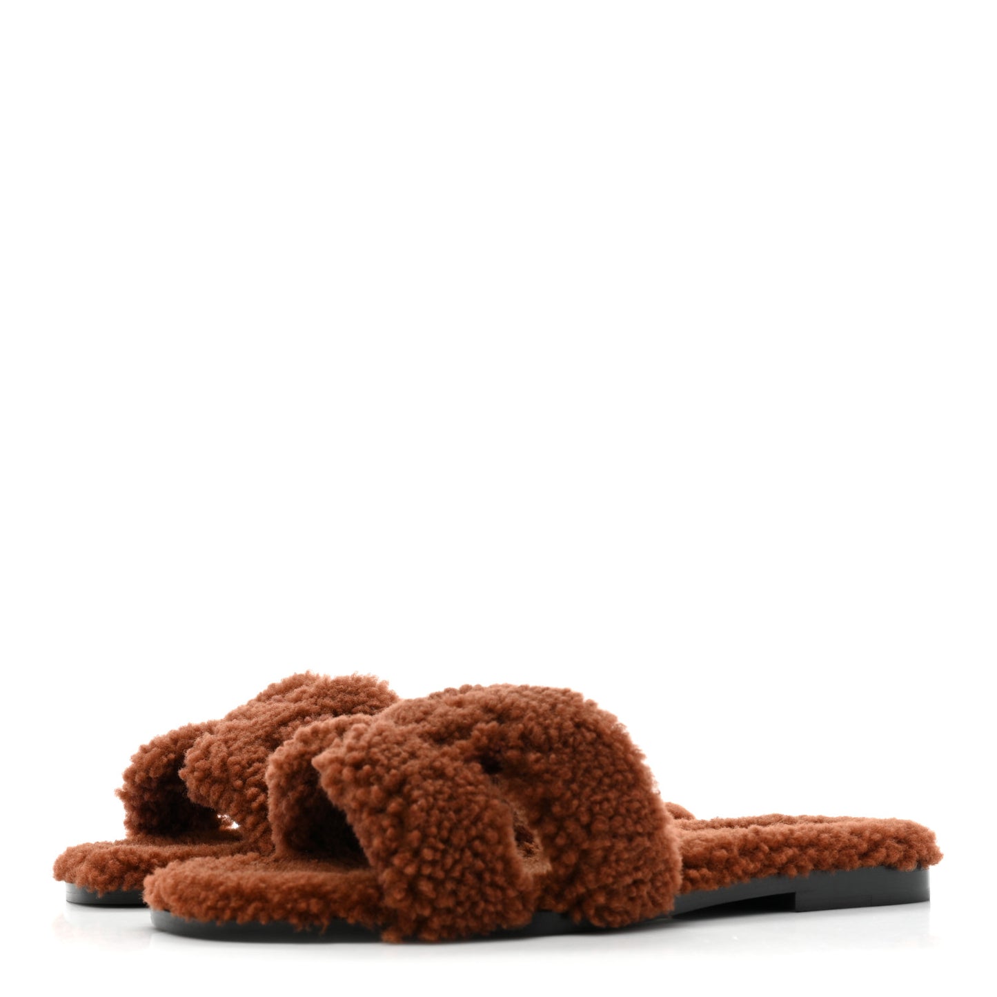 Woolskin Oran Sandals 36.5 Cognac