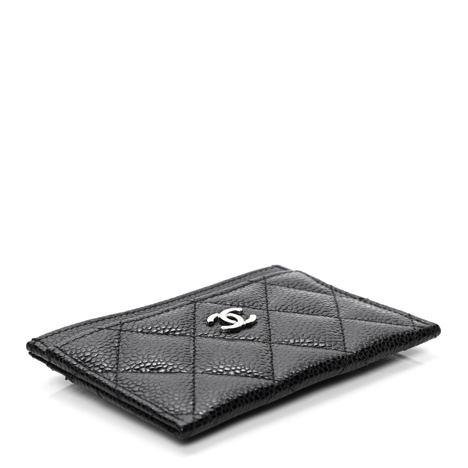 Chanel Caviar Quilted Card Holder Black 3 of 4