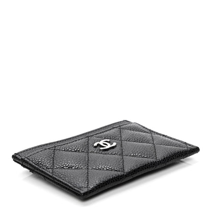 Chanel Caviar Quilted Card Holder Black 3 of 4