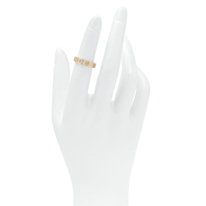 Cartier 18K Yellow Gold Diamond 4mm LOVE Wedding Paved Band Ring 49 5 2 of 5