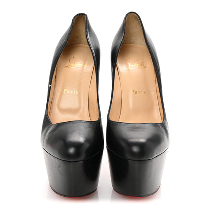 Christian Louboutin Shiny Calfskin Alta Vicky 160 Pumps 40 Black 3 of 8