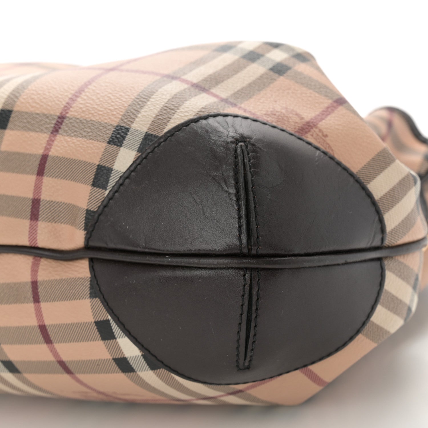 Burberry Haymarket Check Medium Willenmore Hobo Chocolate 11 of 11