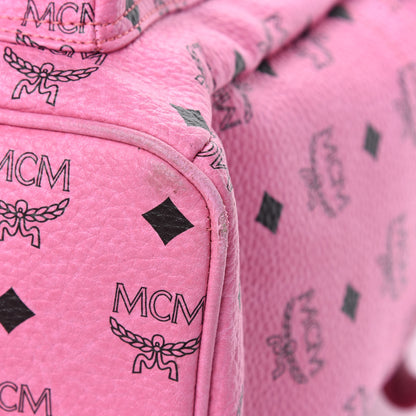 MCM Visetos Studded Medium Stark M Backpack Pink 14 of 16