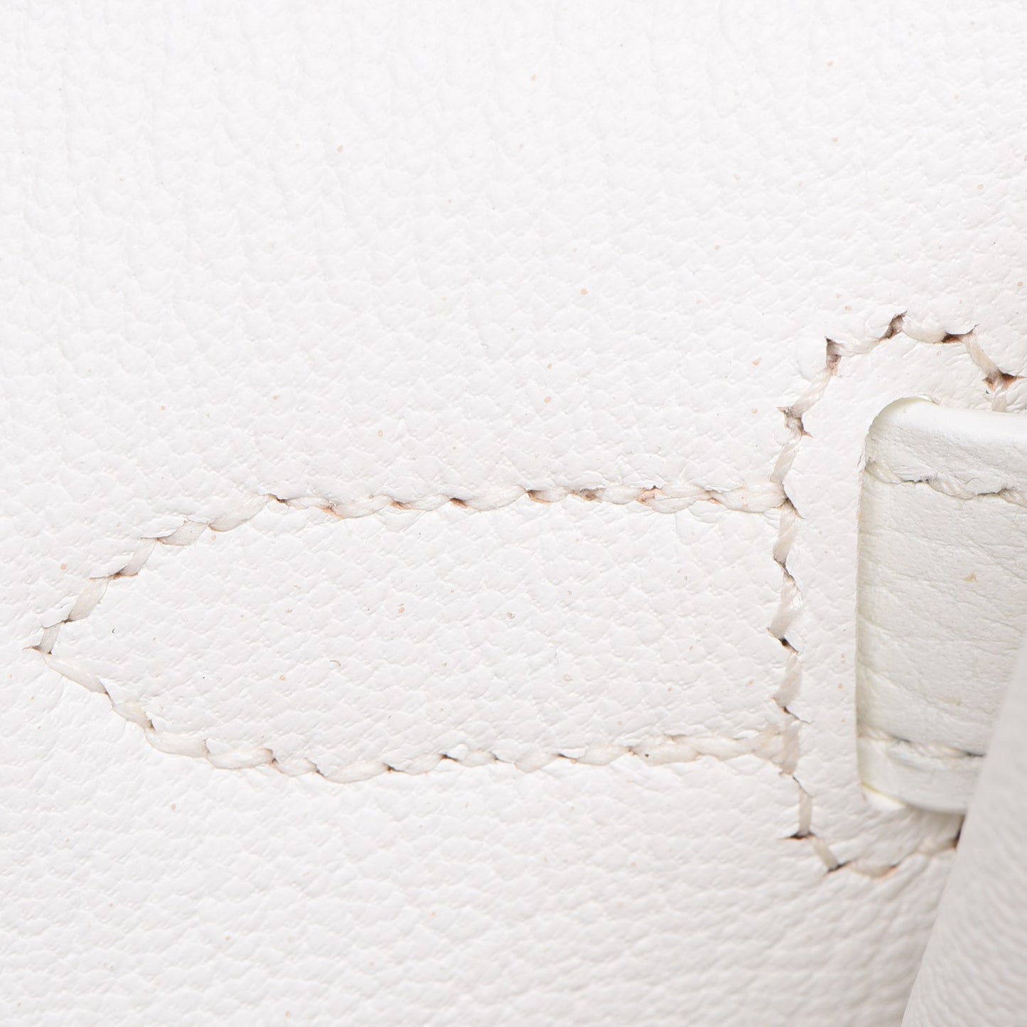 Taurillon Clemence Birkin 35 White