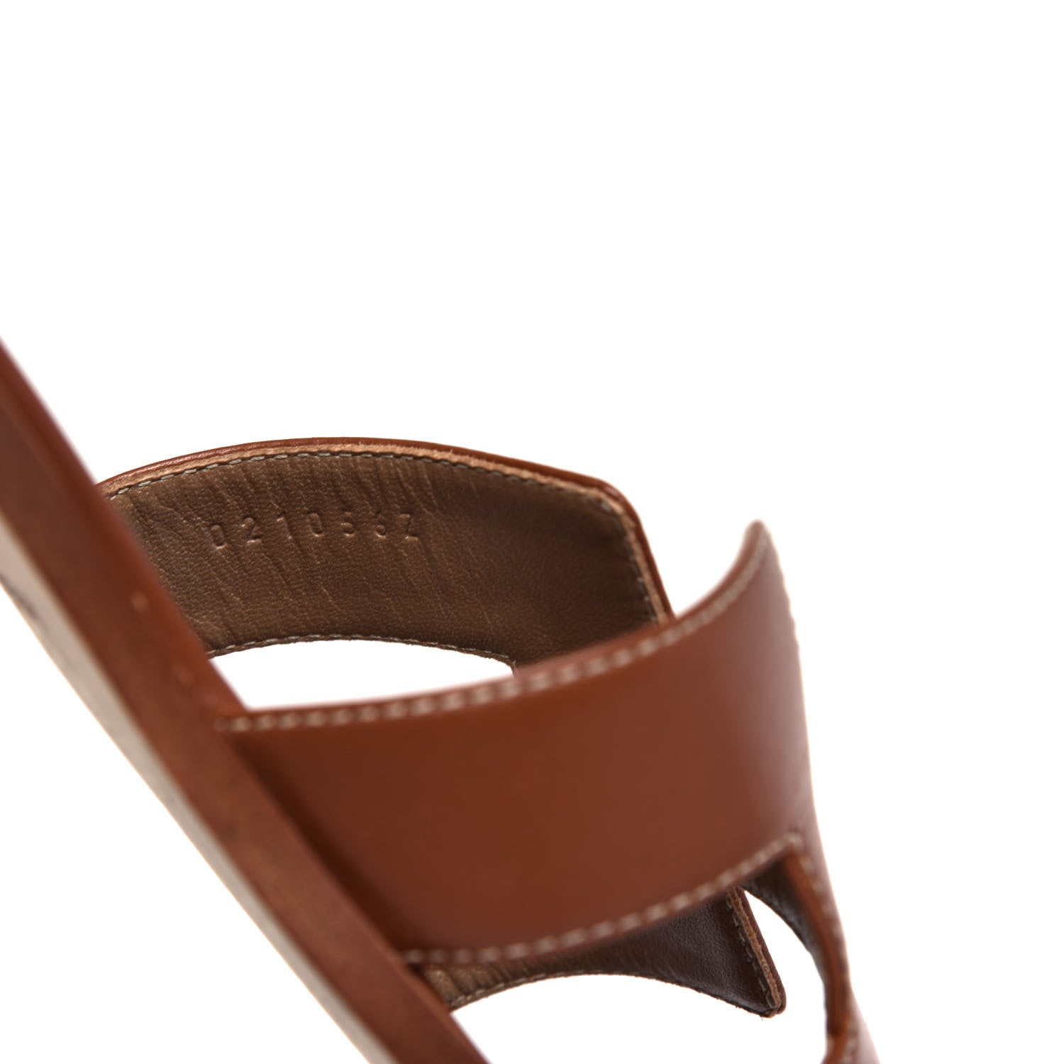 Hermes Box Calfskin Oran Sandals 39 Gold 10 of 10
