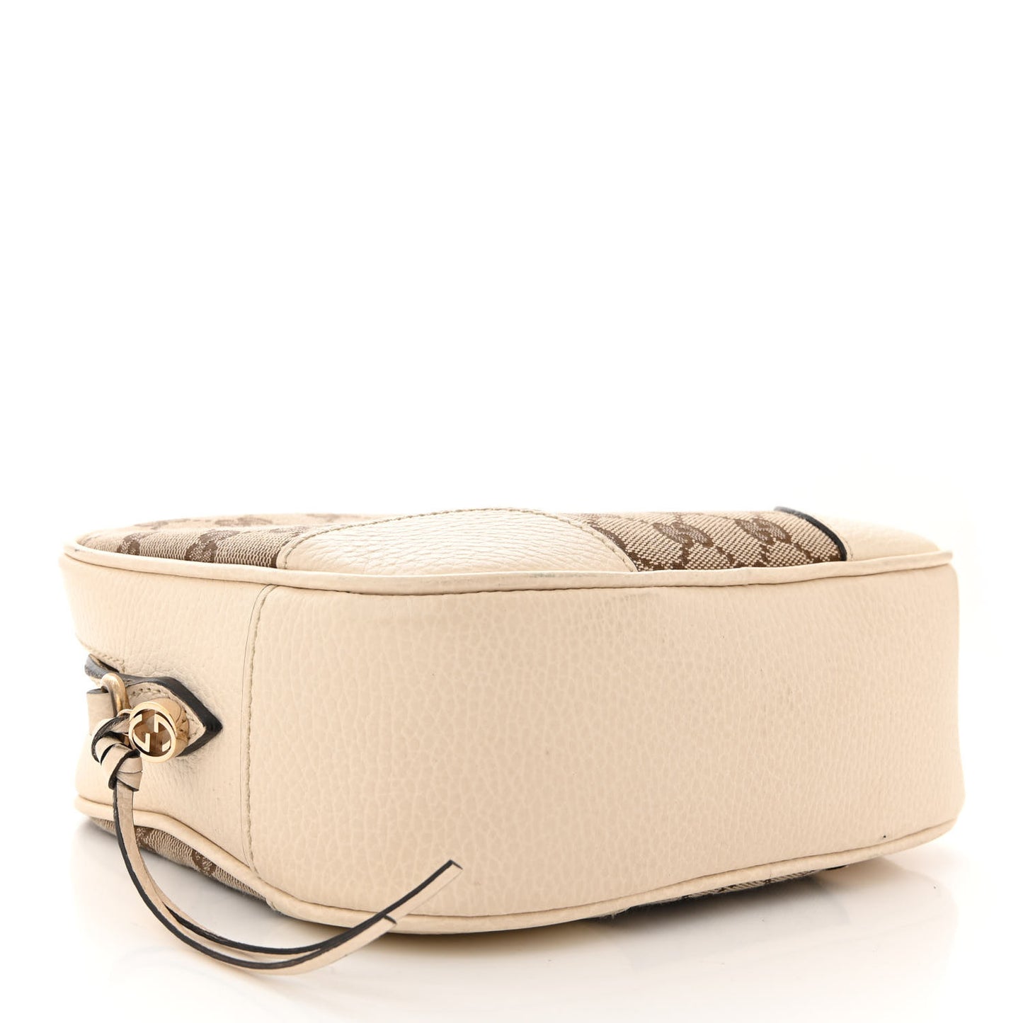 Monogram Dollar Calfskin Mini Bree Messenger Bag Beige Ebony Avoire