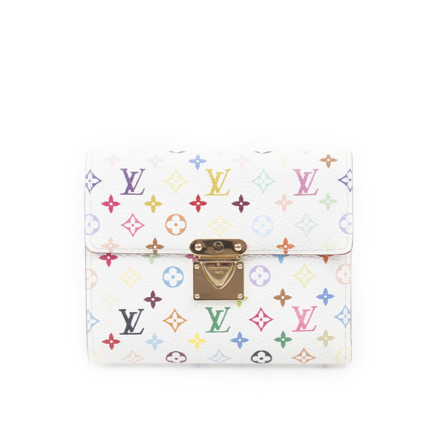 Monogram Multicolor Koala Wallet White