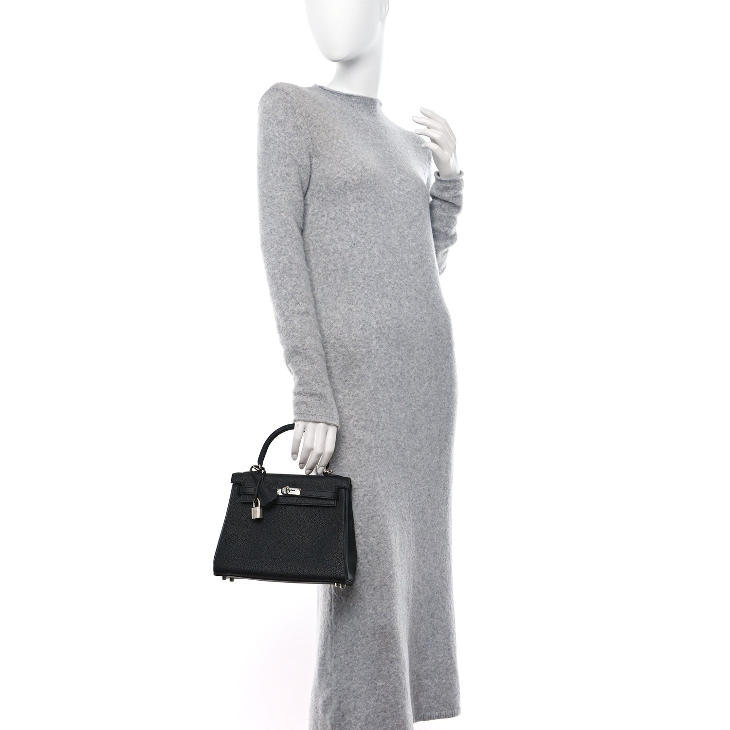 Hermes Togo Kelly Retourne 25 Black 2 of 11