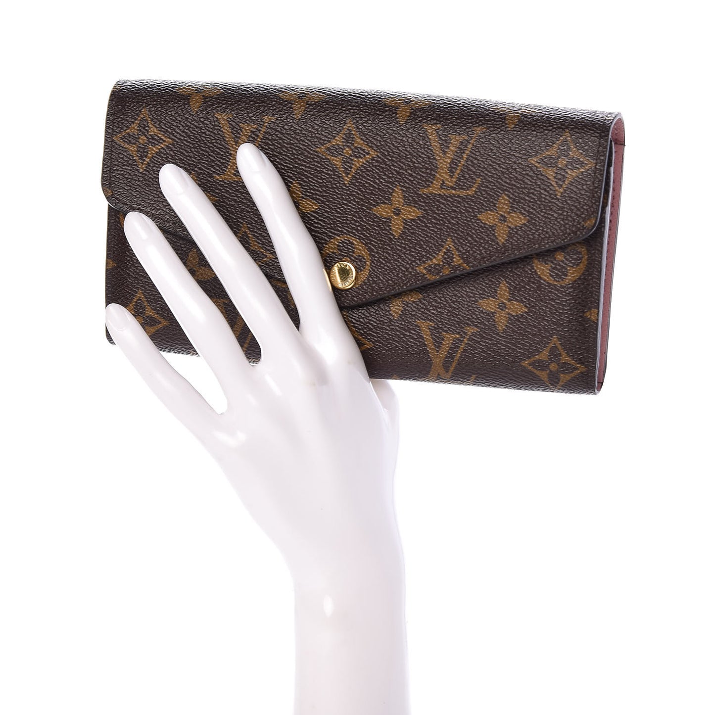 Monogram Sarah Wallet NM Rose Ballerine