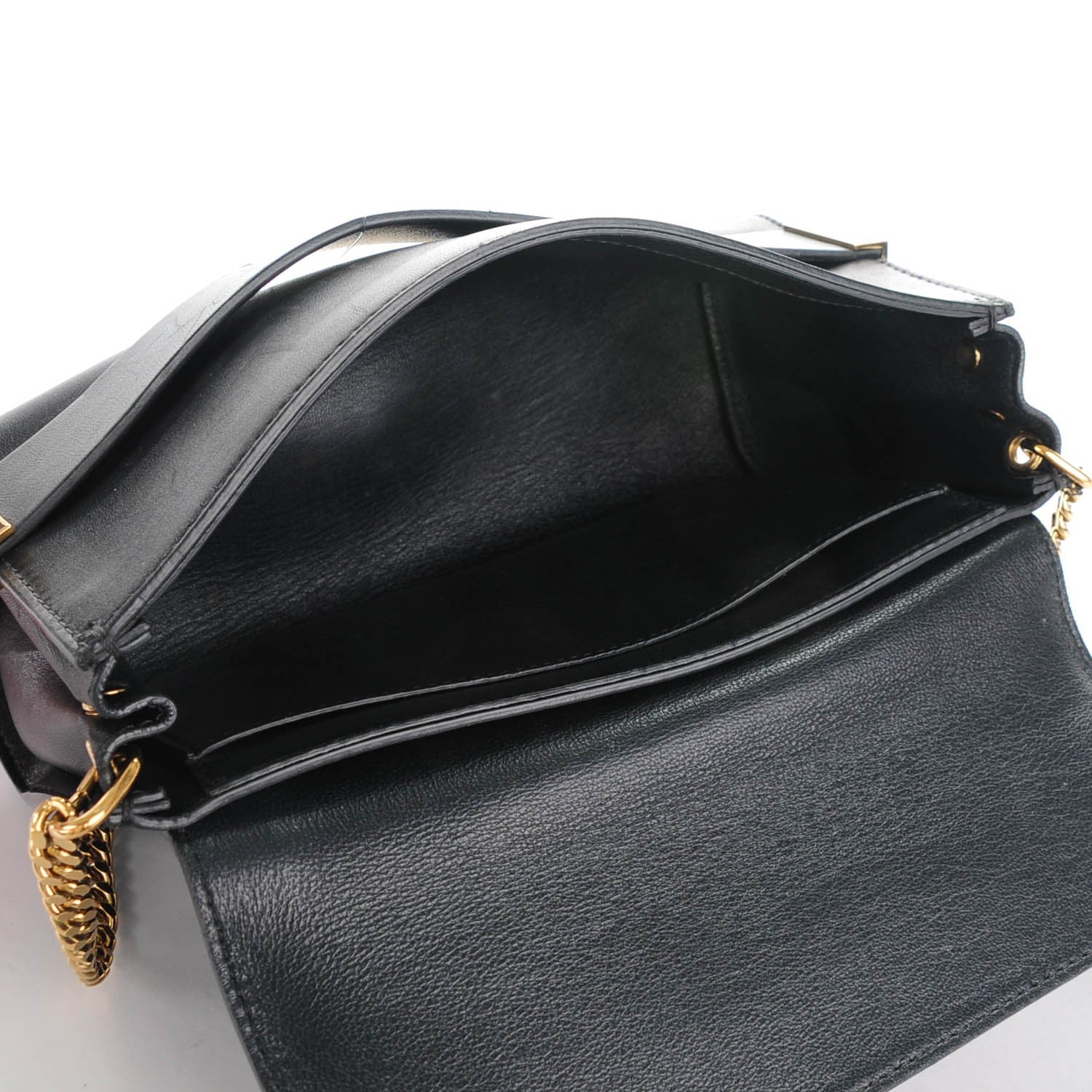 Chloe Lambskin Medium Elle Chain Clutch Black 5 of 7
