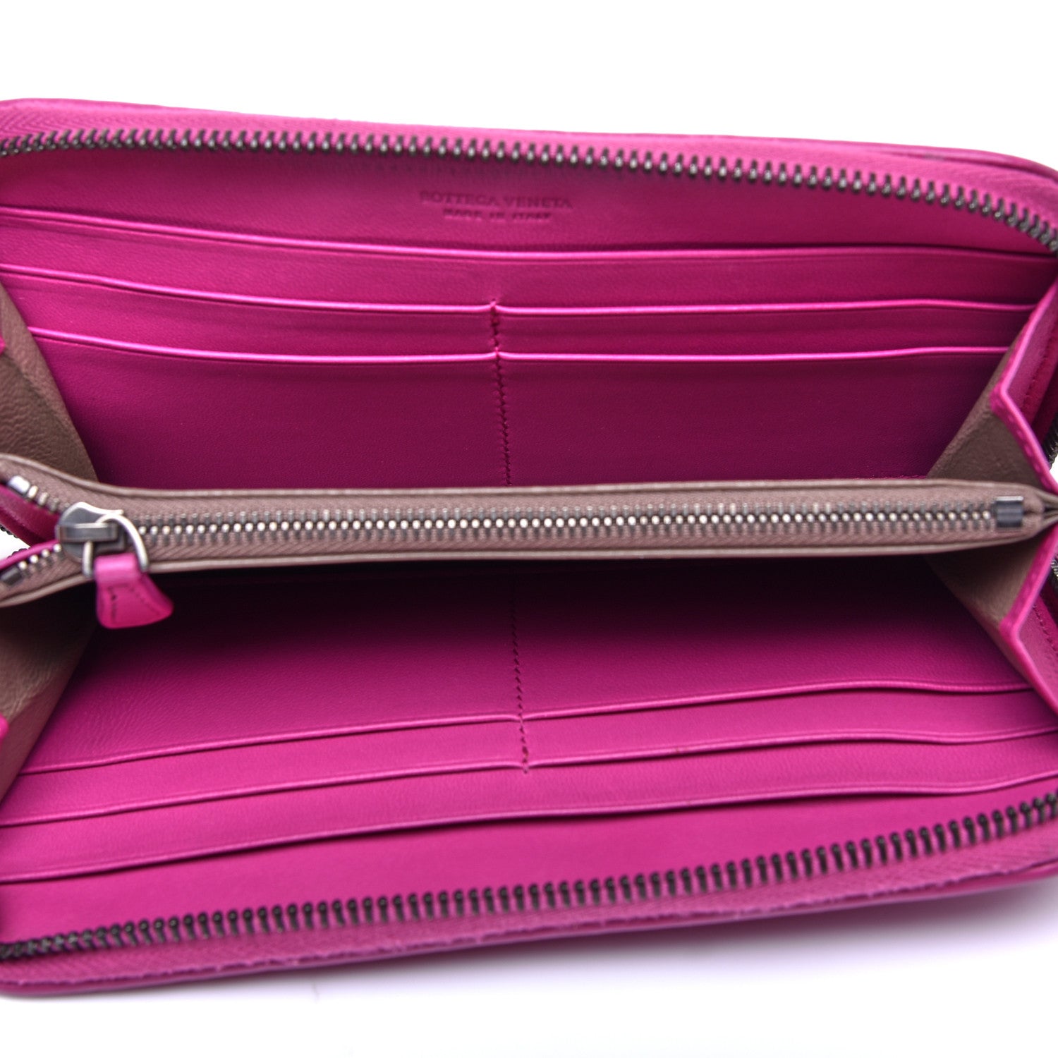 Bottega Veneta Nappa Intrecciato Zip Around Wallet Ametista 5 of 7