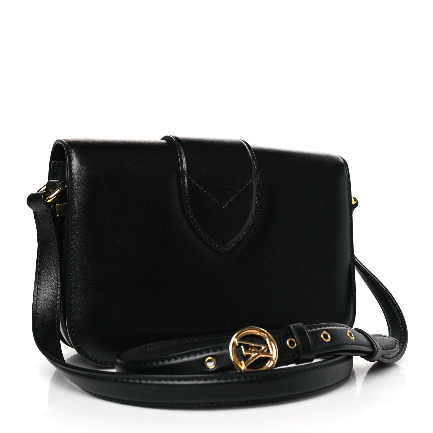 Louis Vuitton Smooth Calfskin LV Pont 9 Black 3 of 8