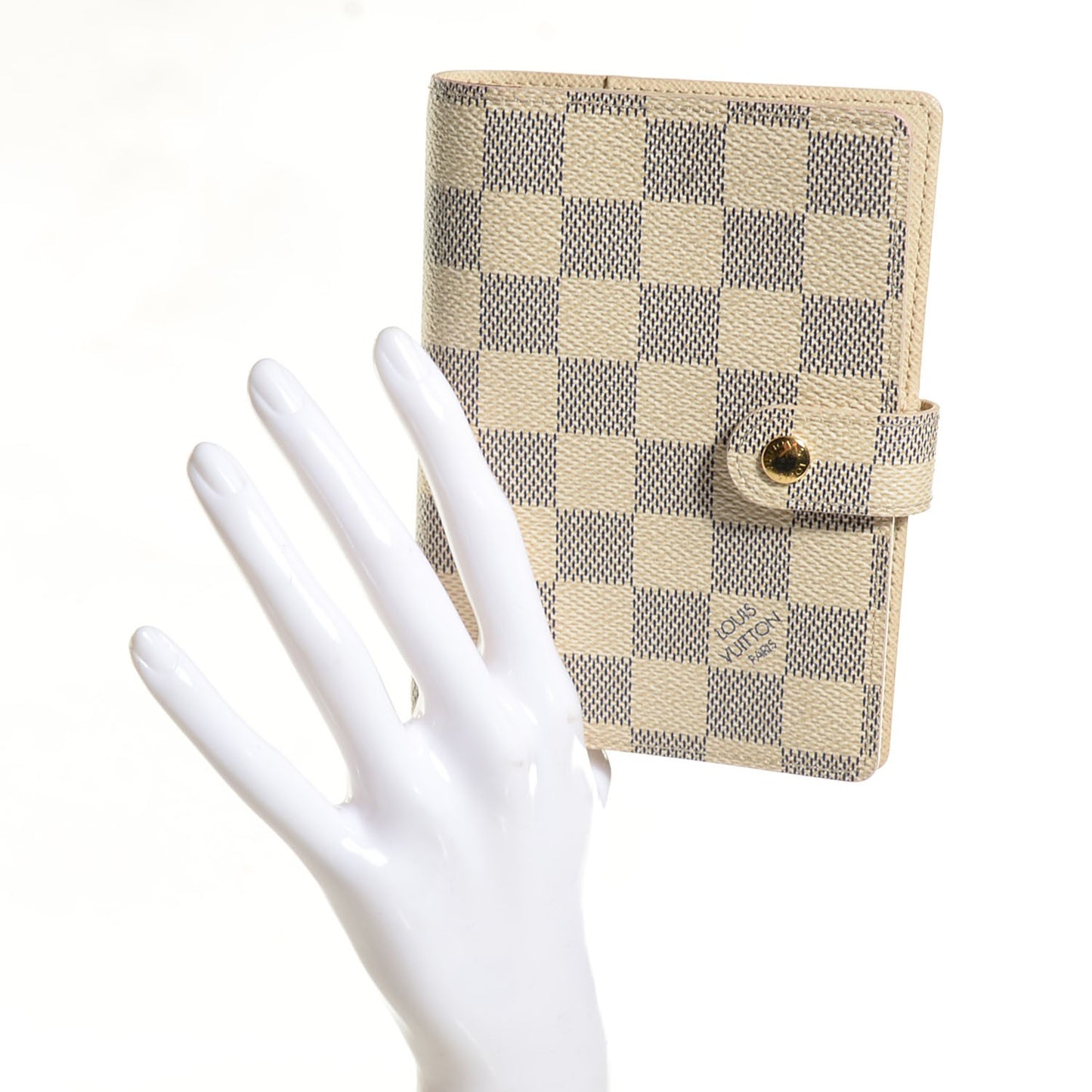 Damier Azur Small Ring Agenda Cover
