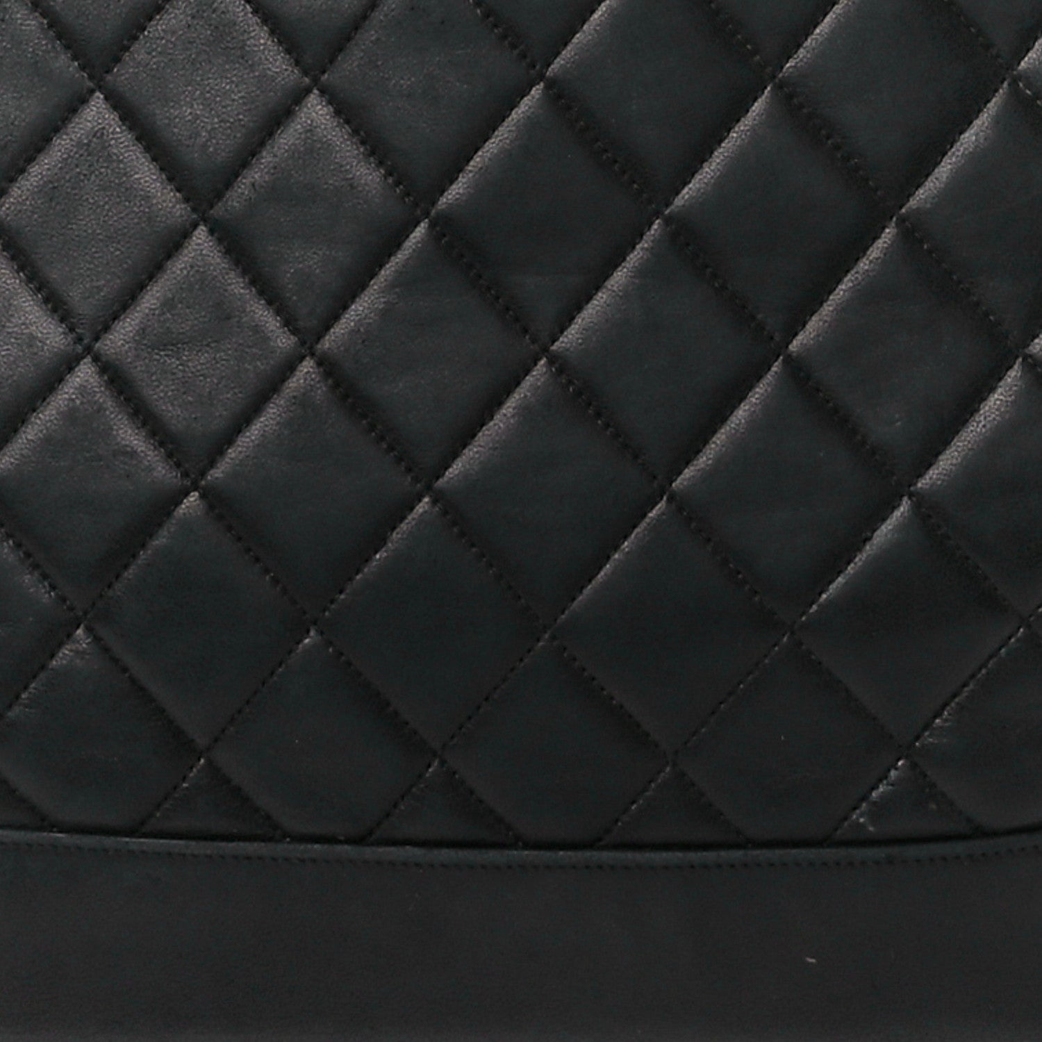 Chanel Lambskin Quilted Shoulder Bag Black 12 of 14