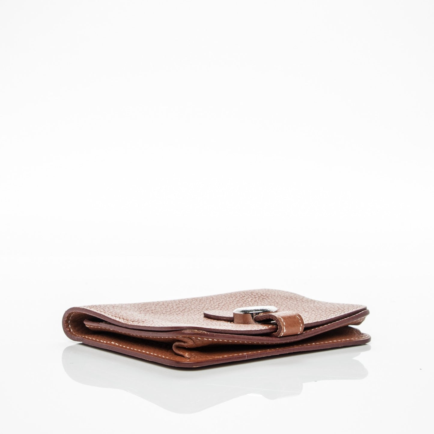 Togo Dogon Card Case Key Holder Gold