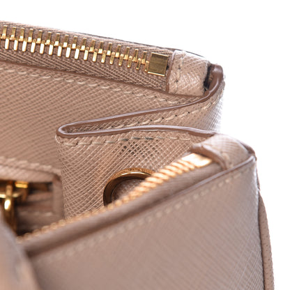 Prada Saffiano Lux Large Galleria Double Zip Tote Cammeo 14 of 14
