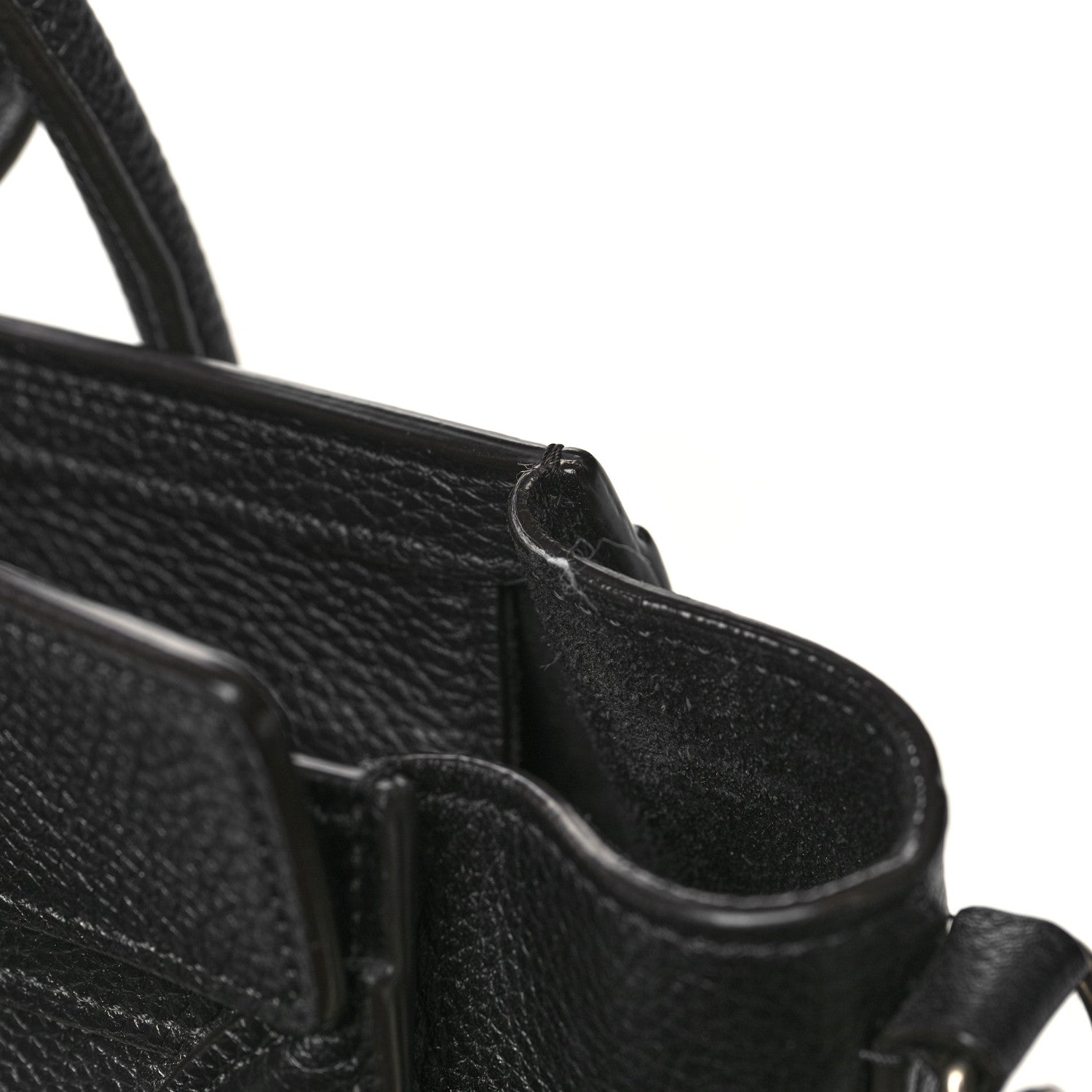 Celine Smooth Calfskin Nano Luggage Black 10 of 10