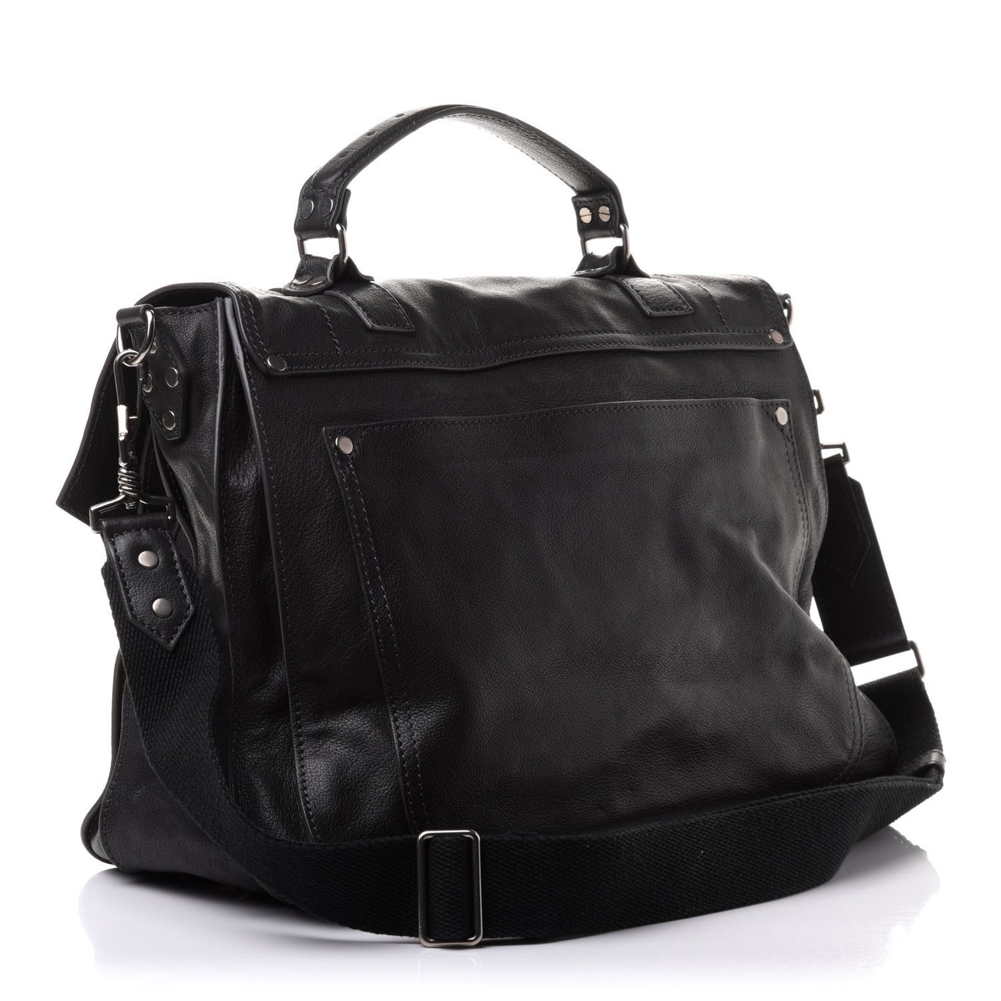 Lambskin Medium PS1 Satchel Black