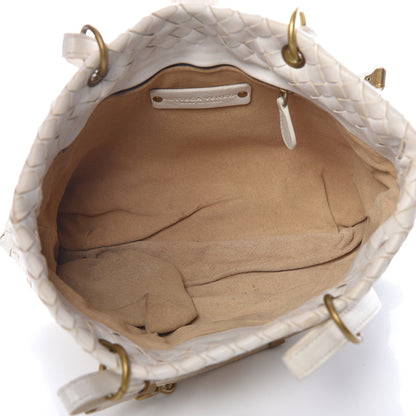Bottega Veneta Nappa Intrecciato Small Capri Tote White 5 of 13