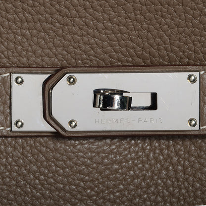 Hermes Taurillon Clemence Jypsiere 34 Etoupe 6 of 23
