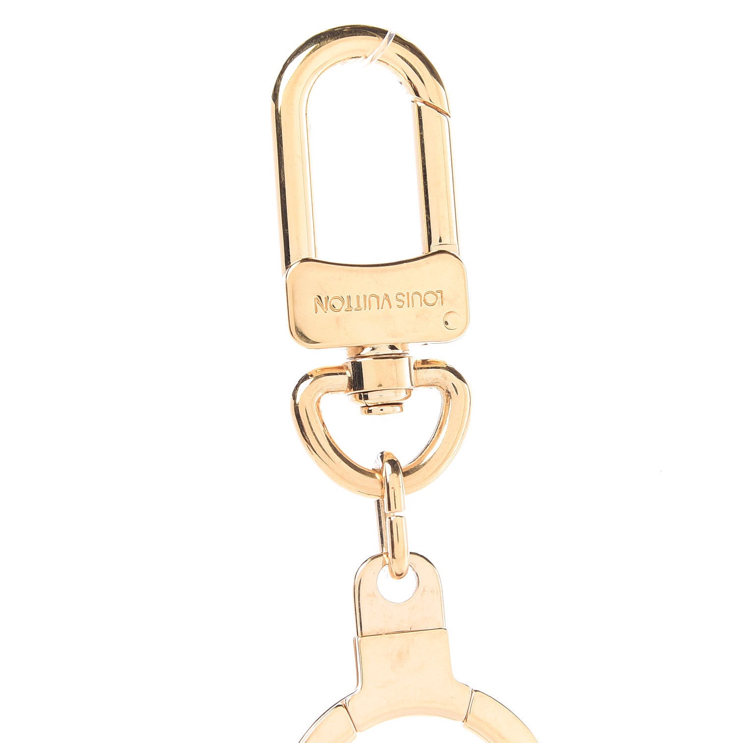 Louis Vuitton Pochette Extender Key Ring Gold 3 of 4