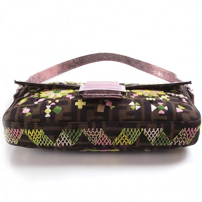 Fendi Karung Zucca Daisy Baguette Tobacco Multicolor 4 of 11