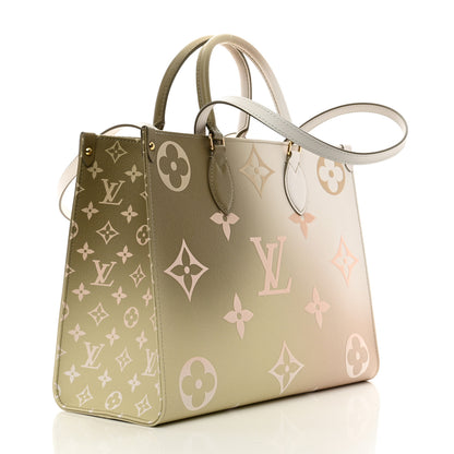 Louis Vuitton Monogram Giant Spring In The City OnTheGo MM Sunset Kaki 3 of 9