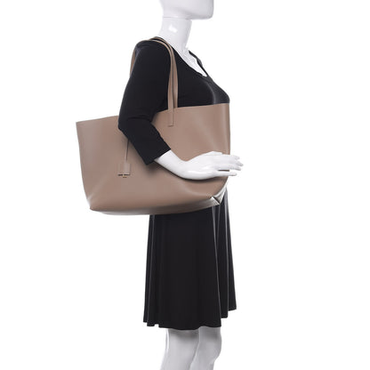 Saint Laurent Calfskin Large Shopping Tote Light Taupe 2 of 10