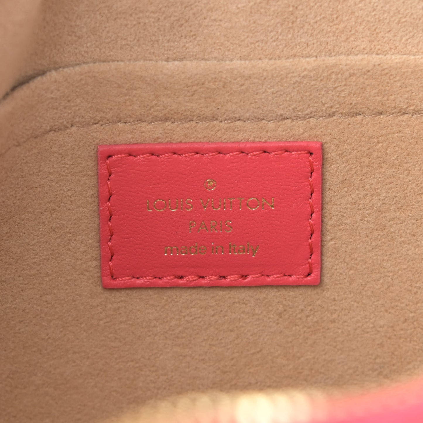 Lambskin Damier Quilt Troca PM Rose