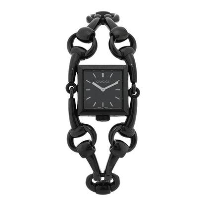 Gucci PVD Stainless Steel 25mm Signoria Quartz Watch Black 1 of 5