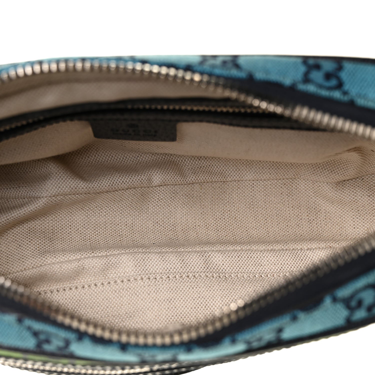 Gucci Monogram Multicolor Retro Interlocking G Belt Bag Blue Rainbow Light Blue 5 of 11