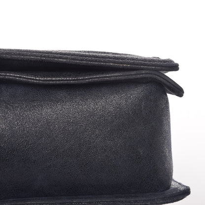 Chanel Goatskin Quilted Medium Gentle Boy Flap Navy Blue 16 of 17