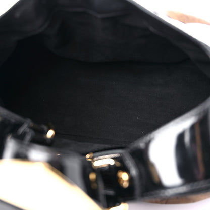 Louis Vuitton Monogram Embossed Polly Hobo Taupe 5 of 12