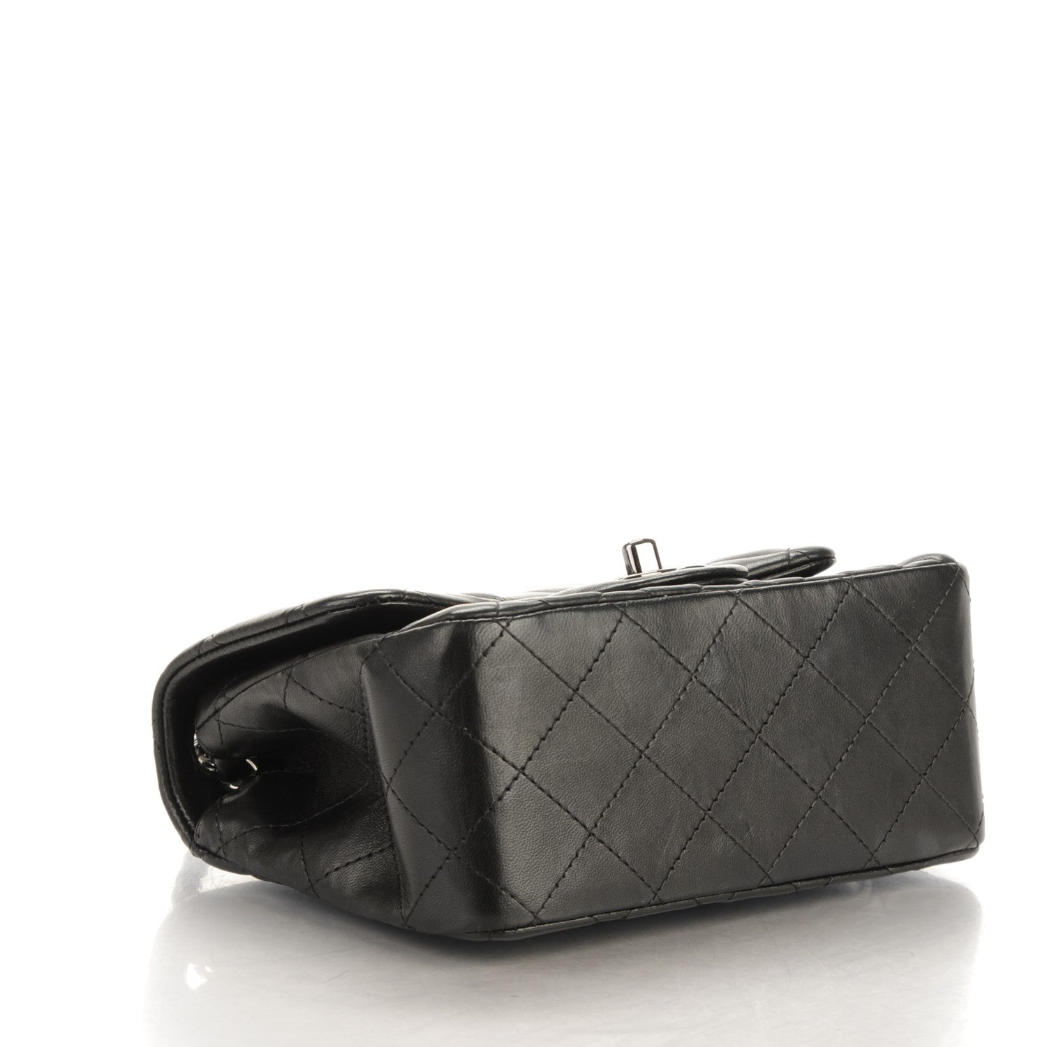 Chanel Lambskin Quilted Mini Square Flap Black 4 of 8
