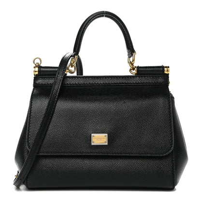 Dolce & Gabbana Dauphine Small Miss Sicily Satchel Black 1 of 9