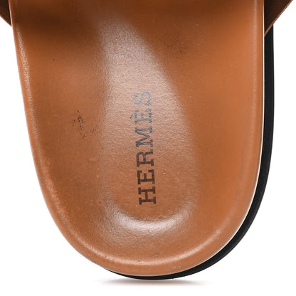 Hermes Nappa Extra Sandals 37 Naturel 8 of 10