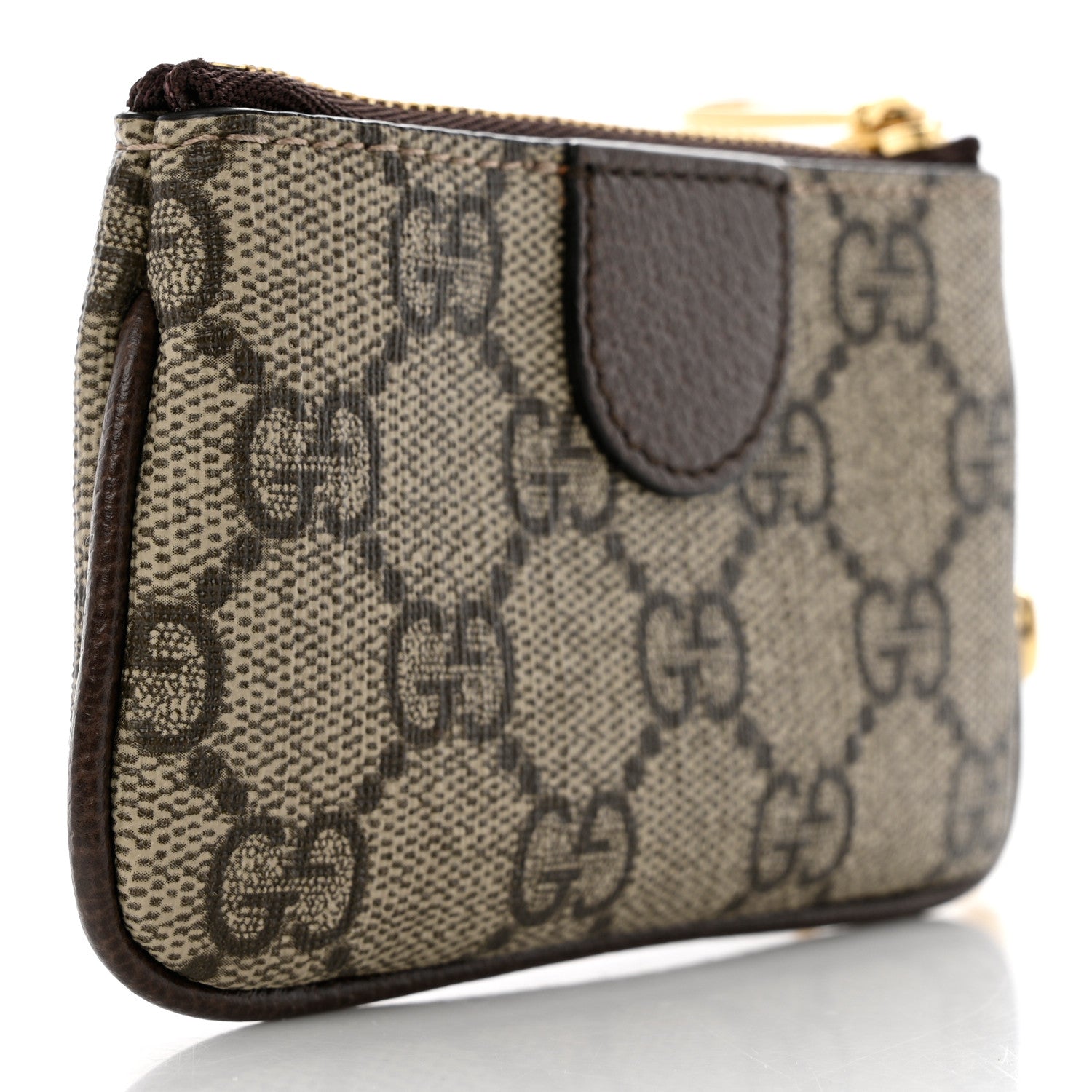 Gucci GG Supreme Monogram Web Ophidia Key Case Beige New Acero 3 of 8