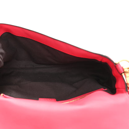 Fendi Nappa FF 1974 Embossed Baguette Lampone 5 of 8