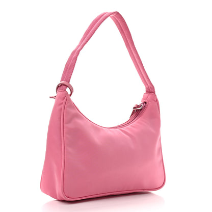 Prada Tessuto Nylon Mini Re-Edition 2000 Bag Begonia 3 of 9